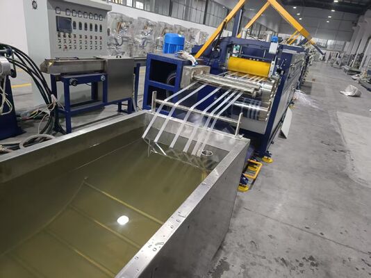 6 Strands Synchronized PP Strapping Production Line with ±0.05mm Dimensional Tolerance and 1-out-6 Flow-Diverging Die