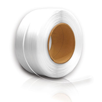 Cordon élastique composite en fibres de polyester recouvertes de polypropylène transparent