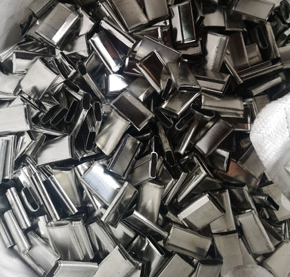 Remplisseurs galvanisés, joints métalliques, surfaces électroplatées pour bande de polypropylène en PP