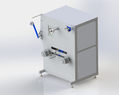 Polypropylène PP boîte de bandes en rouleau de remontage machine avec poignée ergonomique
