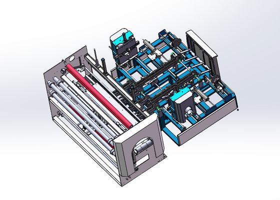Système de commande PLC de la machine d'emballage de rouleaux textiles