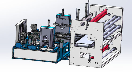6 rouleaux/min Machine d'emballage de rouleaux de tissu à oreiller à compression