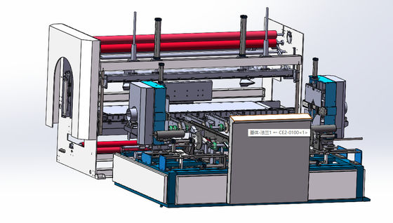 Machine à emballer les rouleaux de tissu automatique à vide intelligent à commande PLC 380V 50Hz