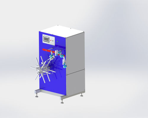 Machine de remontage de tuyaux compacts en caoutchouc à tubes avec attache automatique