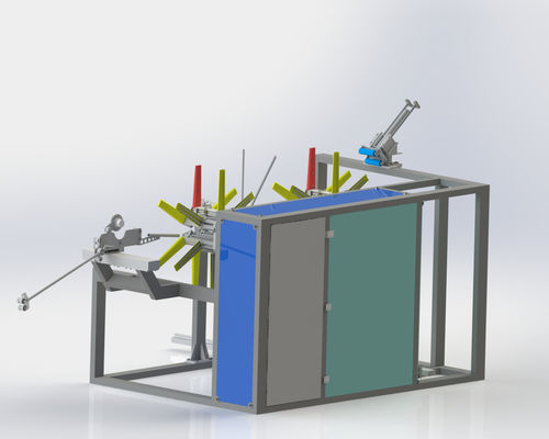 Retourneuse de tuyaux en plastique HDPE LDPE Retourneuse automatique de tuyaux à station unique ou double