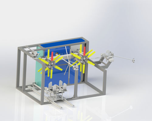 Contrôle PLC entièrement automatique de l'enrouleur des tuyaux d'irrigation à goutte à goutte pour le ruban adhésif à micro-pulvérisation