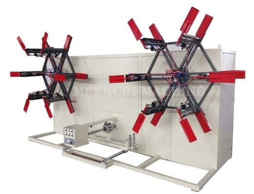 Machine à enrouler des tubes en plastique à double disque Machine à enrouler des fils d'acier Opération flexible