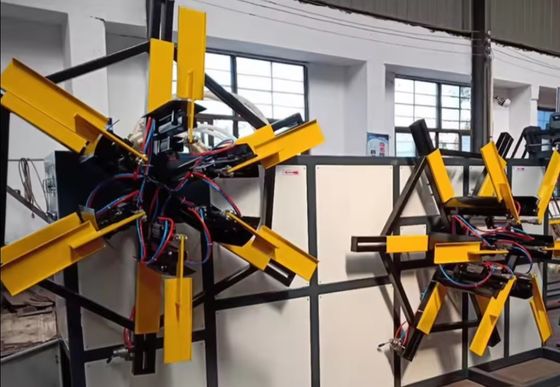 380v Machine de remontage de tuyau en caoutchouc PE en PVC à double station