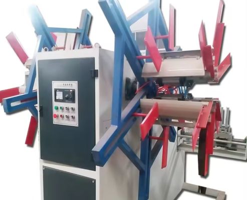 Machine à enroulement de tuyau à bande de caoutchouc flexible à vis unique
