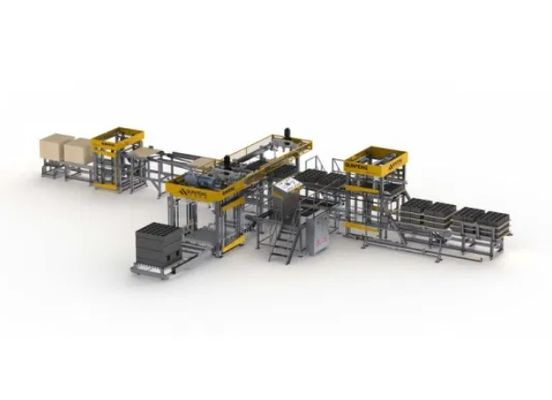 Des solutions d'emballage et de palettisation automatiques à écran tactile pour différentes industries