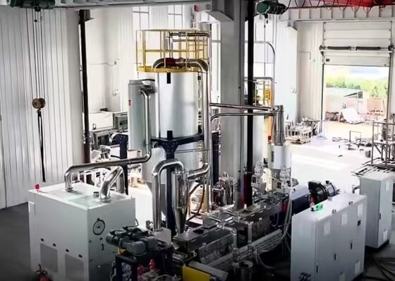 Ligne d'extrusion de sangles pour animaux de compagnie à solution intégrée, du séchage à l'enroulement